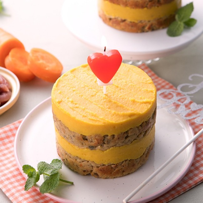 강아지생일케이크