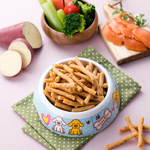 고구마 야채 연어사료 200g(스틱형)